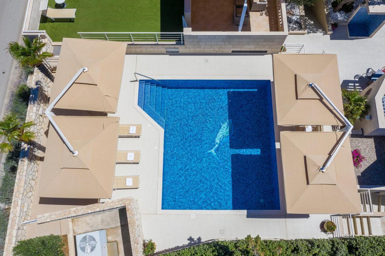 Pool Terrace Sea View Sarkic Apartman Novalja Kültér fotó
